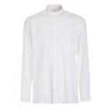 NEW - Camicia in Lino - Bianco - Clergy - Manica Lunga