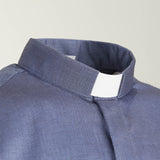 Camicia NO STIRO - Denim - Clergy - Manica Lunga