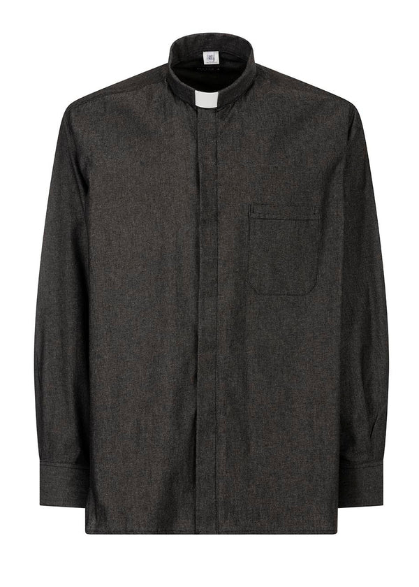 Camicia Nevada - Nero - Clergy - Manica Lunga