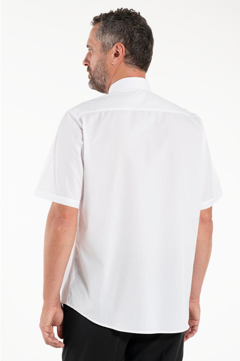Camicia Polycotton - Bianco - Clergy - Manica Corta