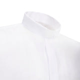 Camicia Polycotton - Bianco - Clergy - Manica Corta