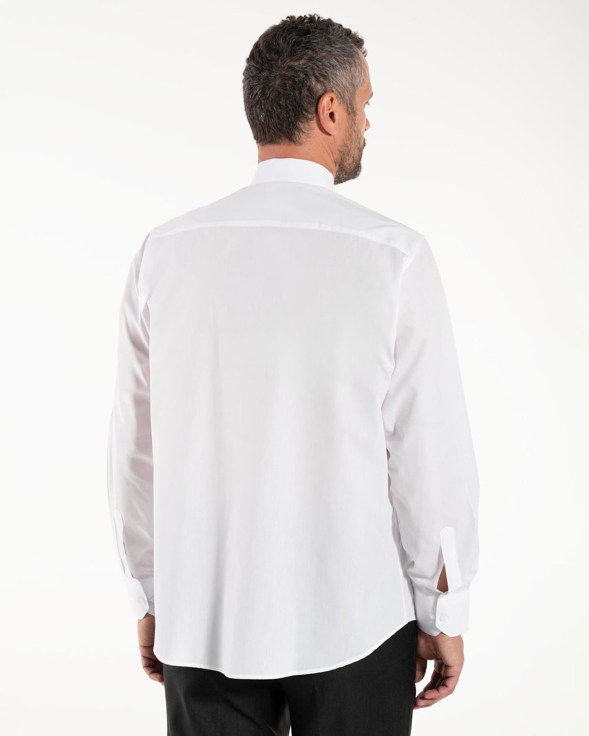 Camicia Polycotton - Bianco - Clergy - Manica Lunga