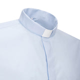 Camicia Polycotton - Celeste - Clergy - Manica Lunga