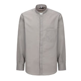 Camicia Polycotton - Grigio - Clergy - Manica Lunga