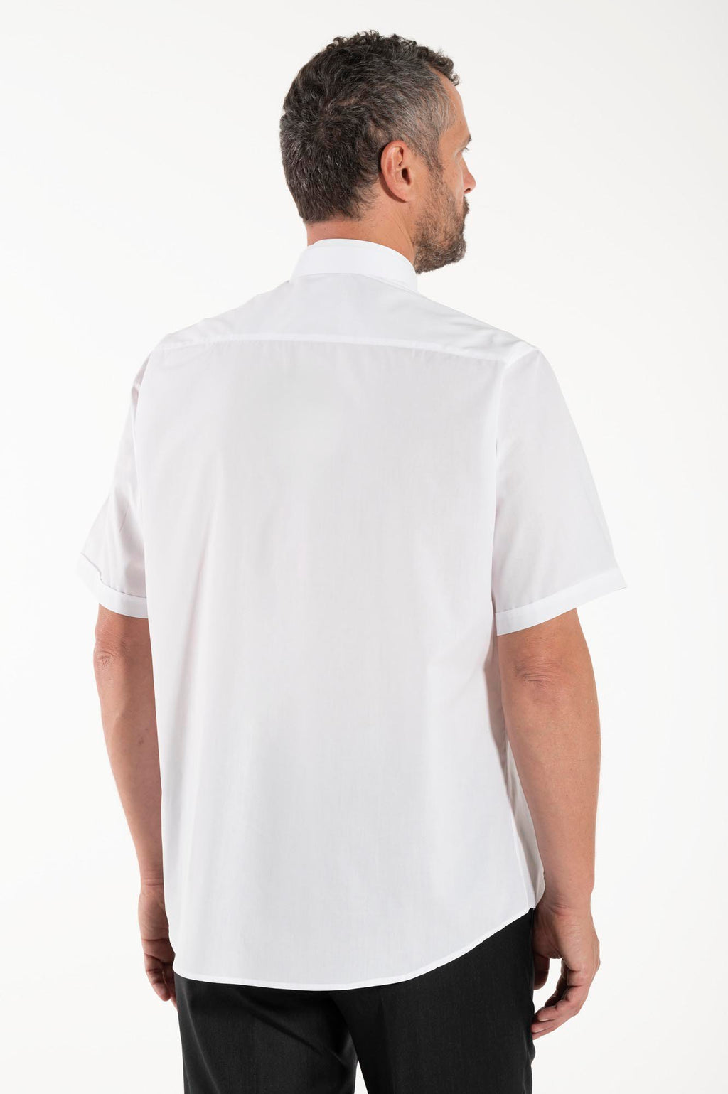 Camisa POLYCOTTON - Blanco - Roman - Manga Corta