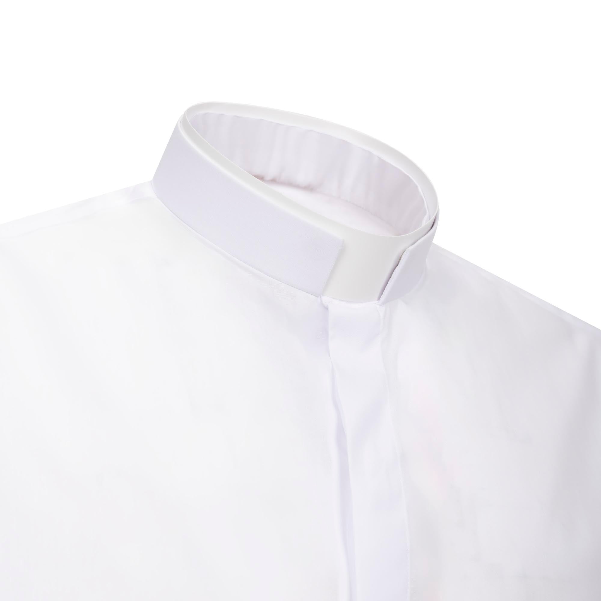Camisa POLYCOTTON - Blanco - Roman - Manga Corta