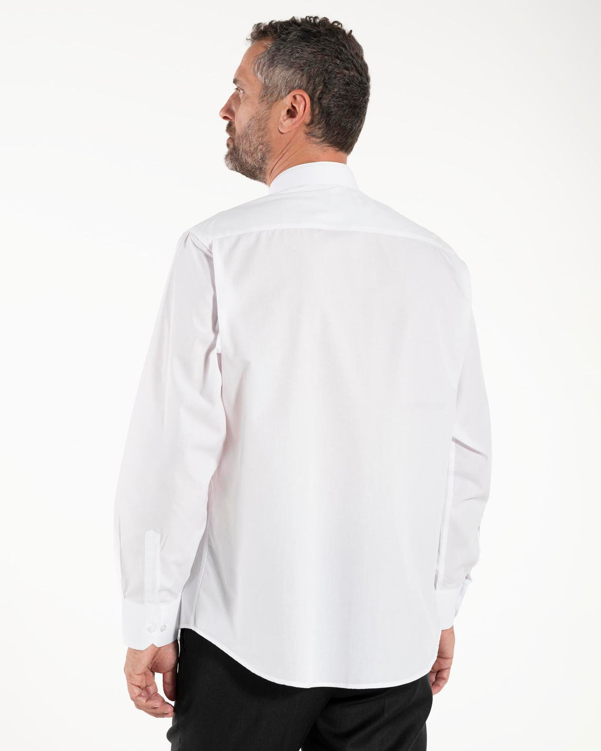 Camicia Polycotton - Bianco - Romano - Manica Lunga