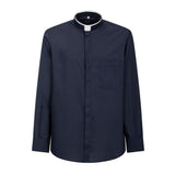 Camicia Polycotton - Blu - Romano - Manica Lunga