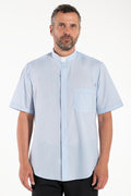 Camisa POLYCOTTON - Azul Claro - Romana - Manga Corta