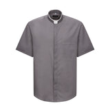 Camicia Polycotton - Antracite - Romano - Manica Corta
