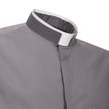 Camicia Polycotton - Antracite - Romano - Manica Corta