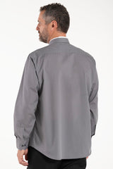 Camicia Polycotton - Antracite - Romano - Manica Lunga