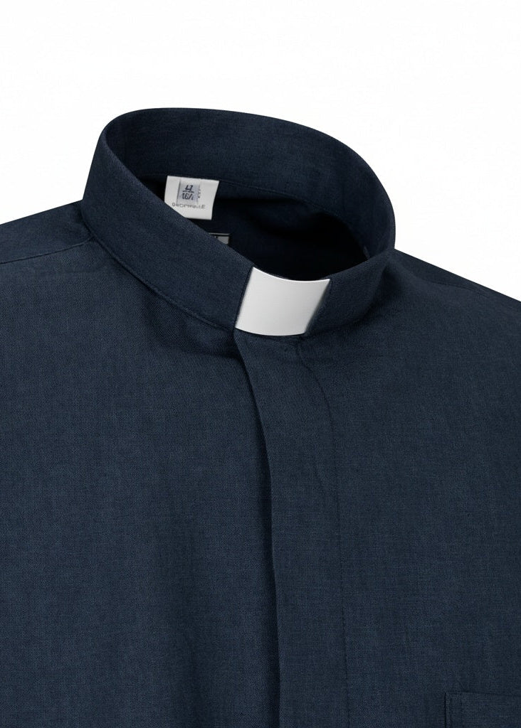 Camisa Nevada – Azul – Clergy – Manga Larga