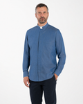 Chemise Nevada – Bleu – Romain – Manches Longues
