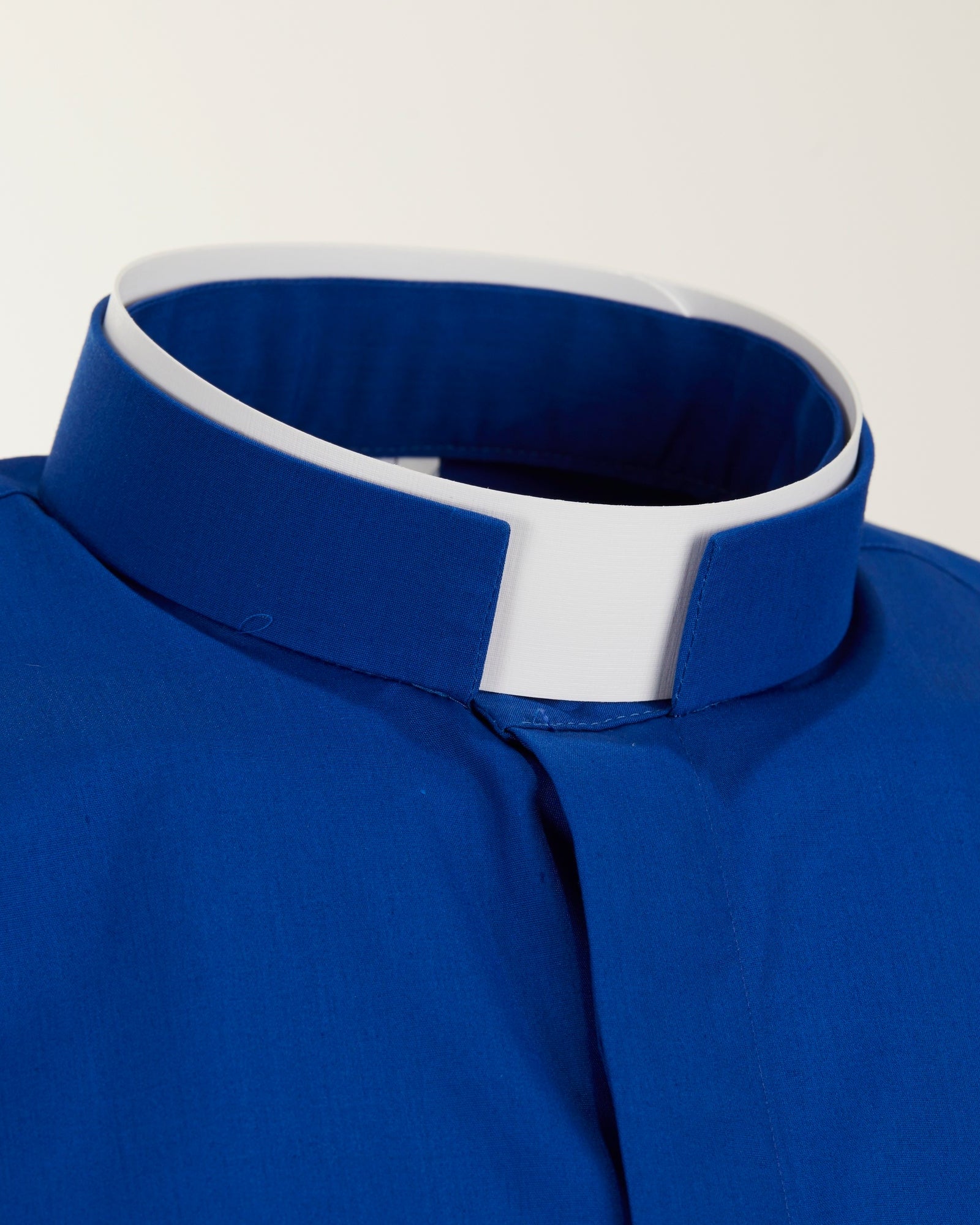Camisa de polialgodón - Azul - Roman - Manga larga
