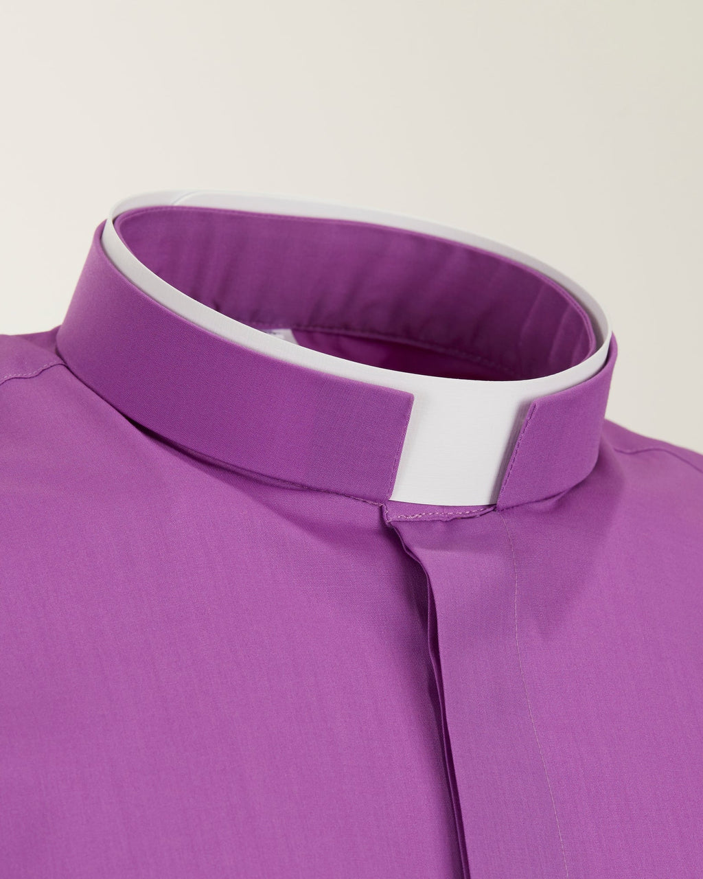 Camisa de polialgodón - Morada - Roman - Manga larga
