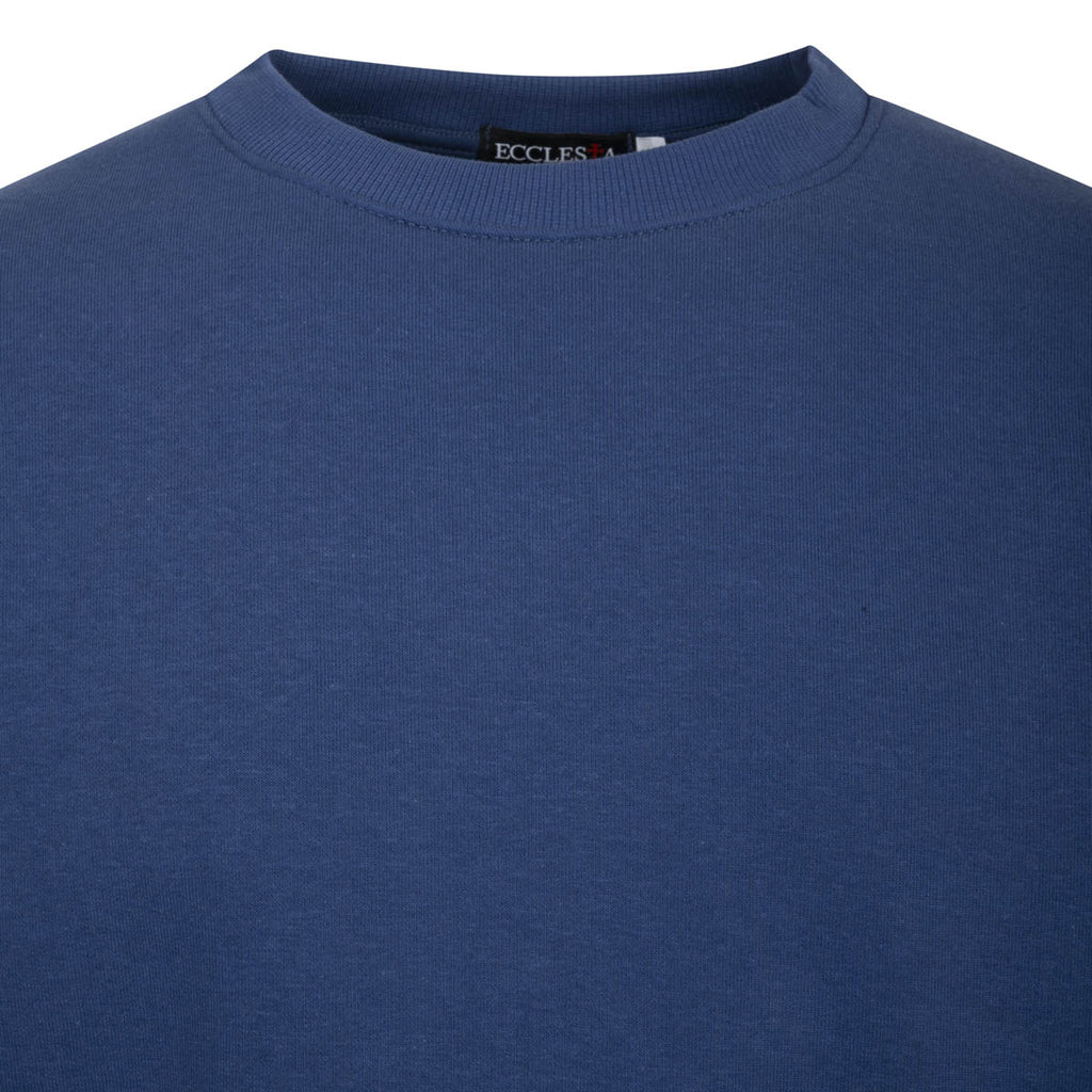 Felpa Girocollo - Caldo Cotone - Blu