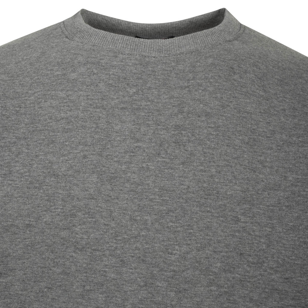 Sudadera con cuello redondo - Algodón cálido - Gris