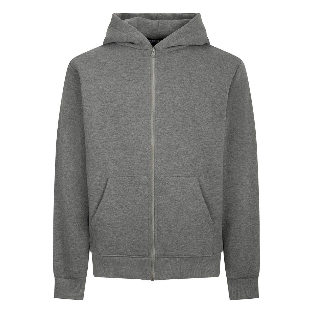 Sweatshirt mit Kapuze - Warme Baumwolle - Grau