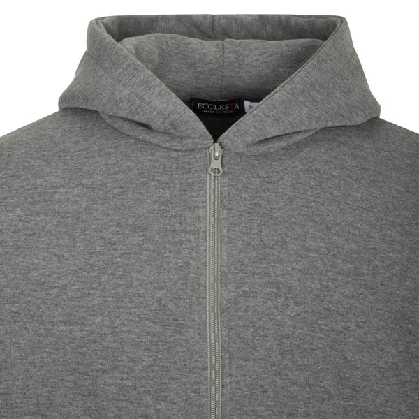 Sweatshirt mit Kapuze - Warme Baumwolle - Grau