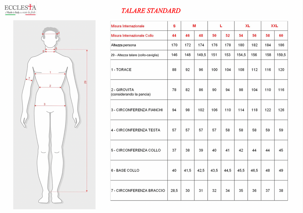 Abito Talare - 100% Poliestere