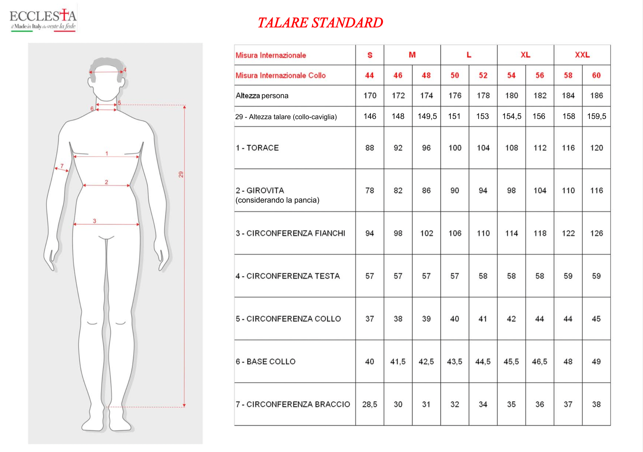 Abito Talare - 100% Poliestere