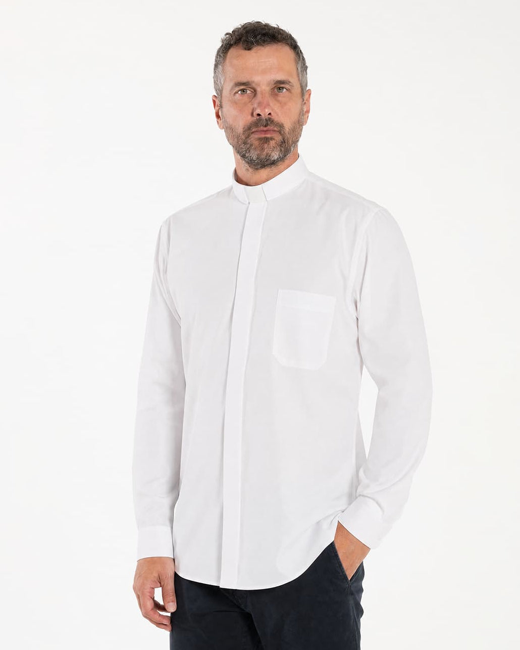 Camisa NO IRON - Blanca - Clero - Manga Larga