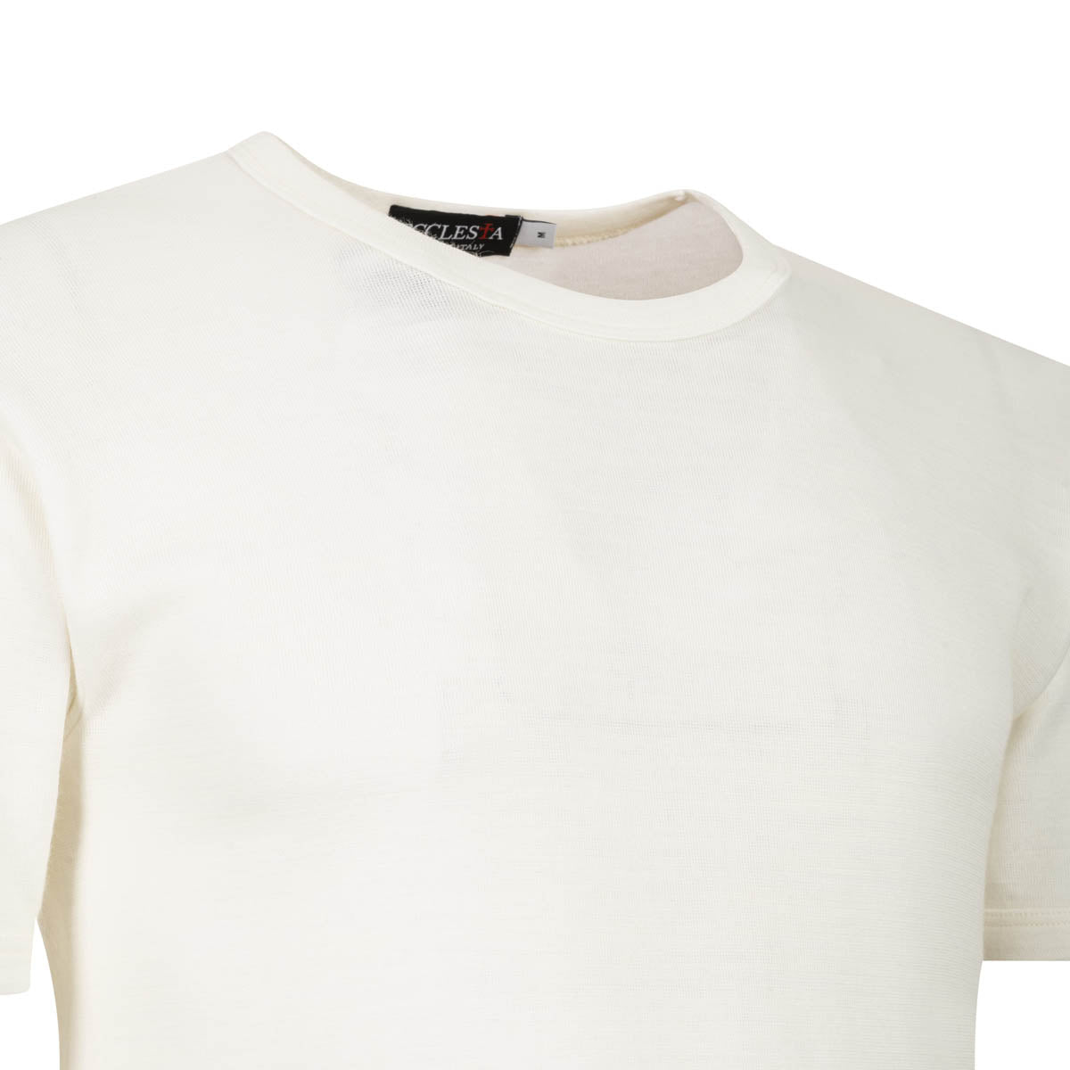 Unterziehshirt aus Baumwolle und Wolle - Kurzarm
