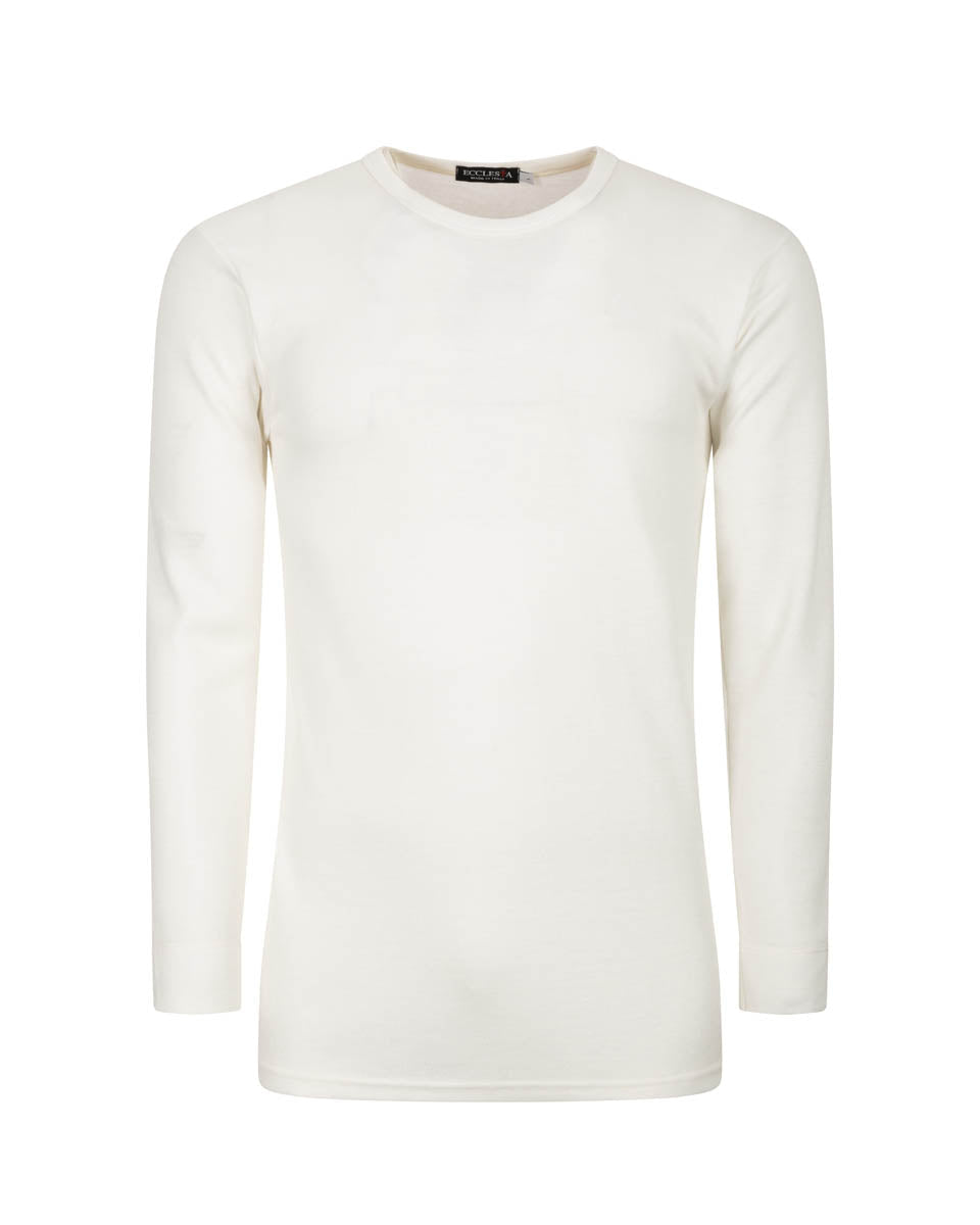Unterziehshirt Baumwolle und Wolle - Langarm