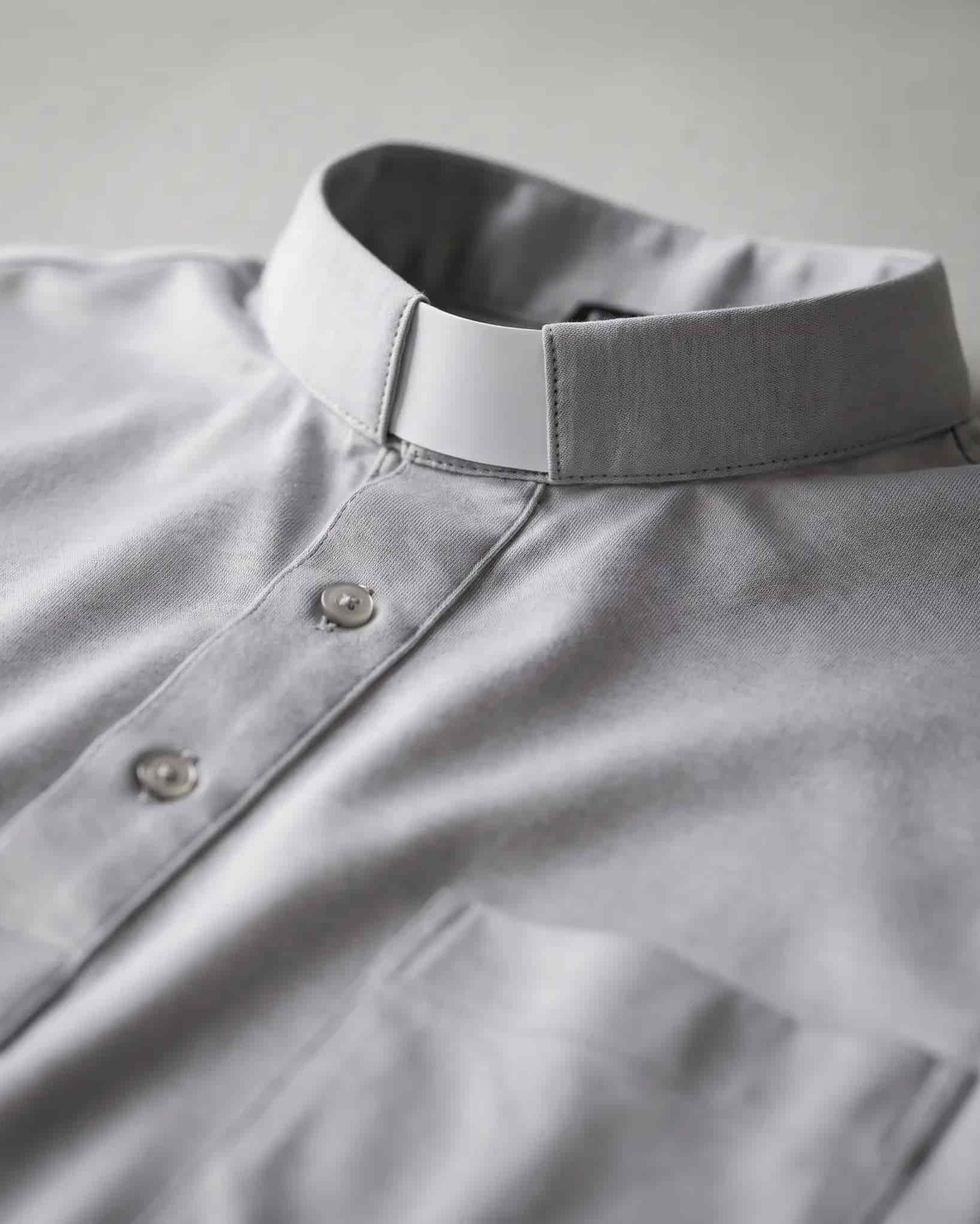 Polo de Filo di Scozia - Cinzento claro - 100% Algodão - Manga Curta