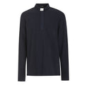 Polo de Franela - Azul - 100% Algodón Cálido - Manga Larga