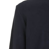 Polo in Flanella - Blu - 100% Caldo Cotone - Manica Lunga