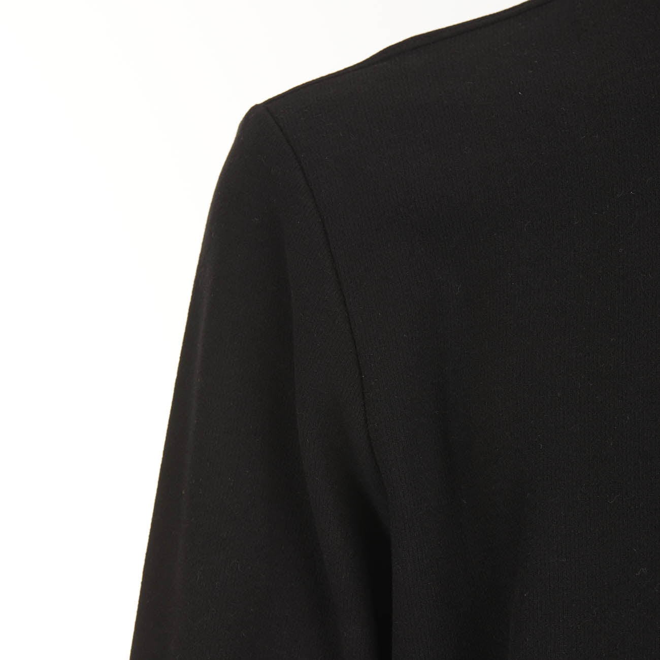 Polo in Flanella - Nero - 100% Caldo Cotone - Manica Lunga