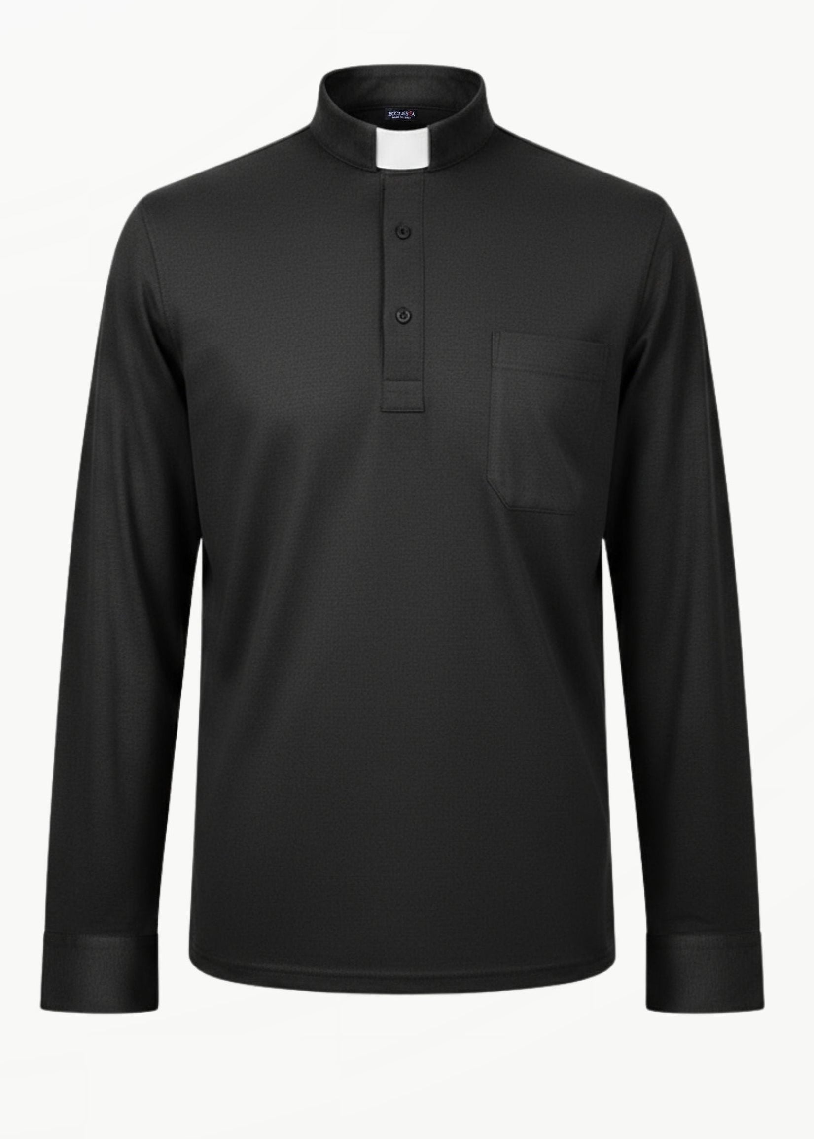 Polo London - Nero - Punto Milano - Manica Lunga