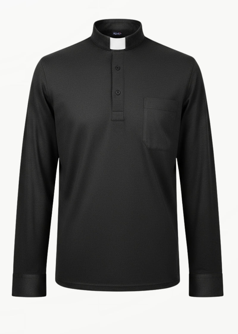 Polo London - Nero - Punto Milano - Manica Lunga