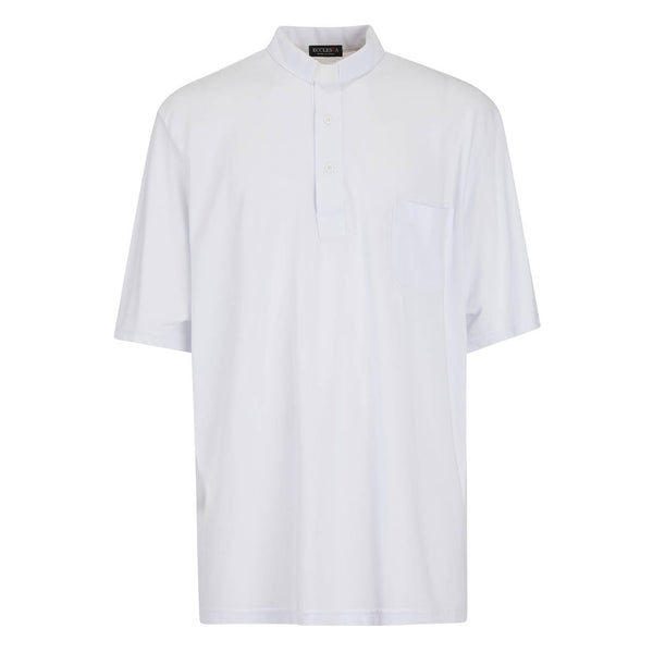 Polo Piquet - Bianco - 100% Cotone - Manica Corta