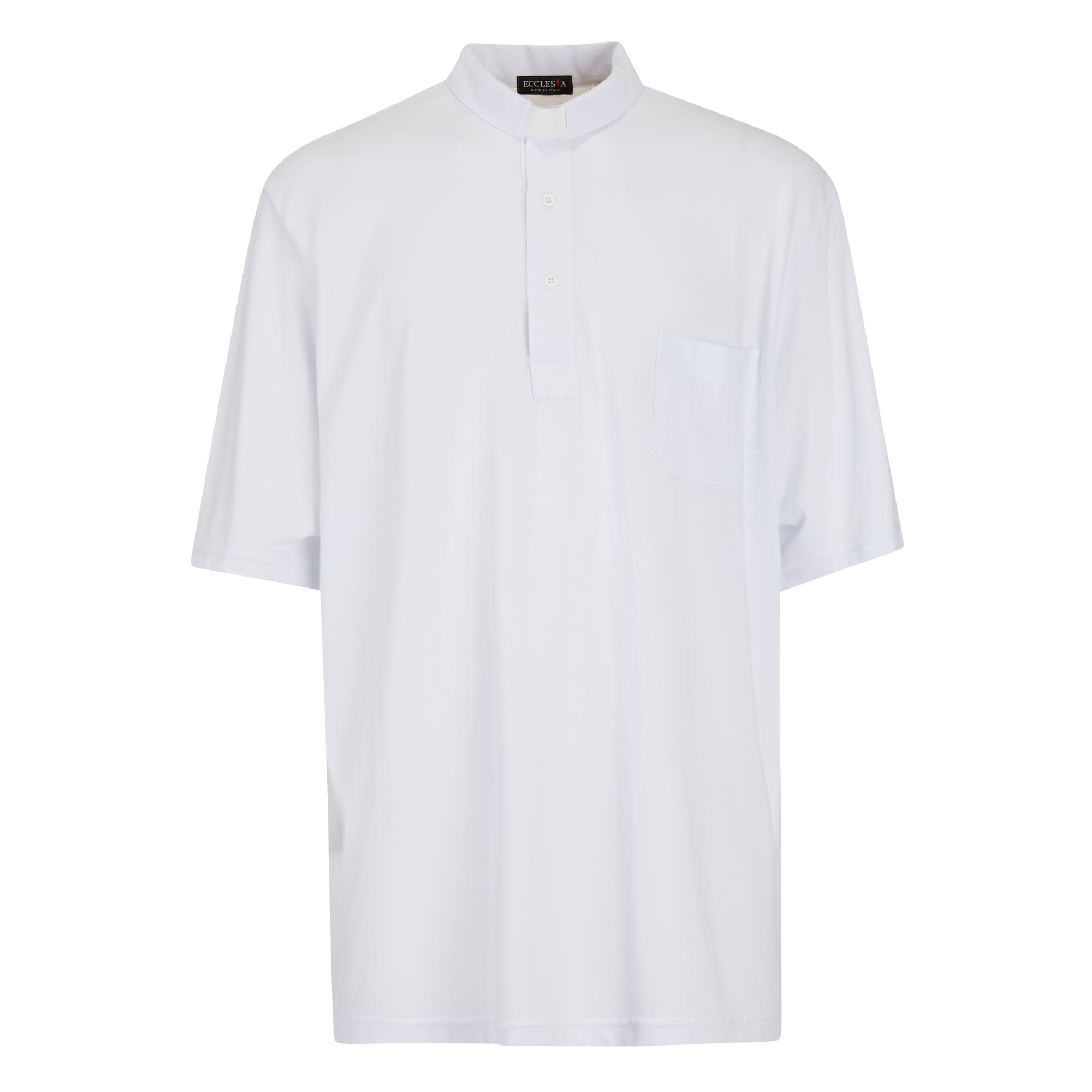 Polo Piquet - Bianco - 100% Cotone - Manica Corta