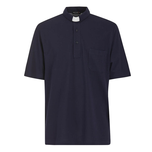 Polo Piquet - Blu - 100% Cotone - Manica Corta