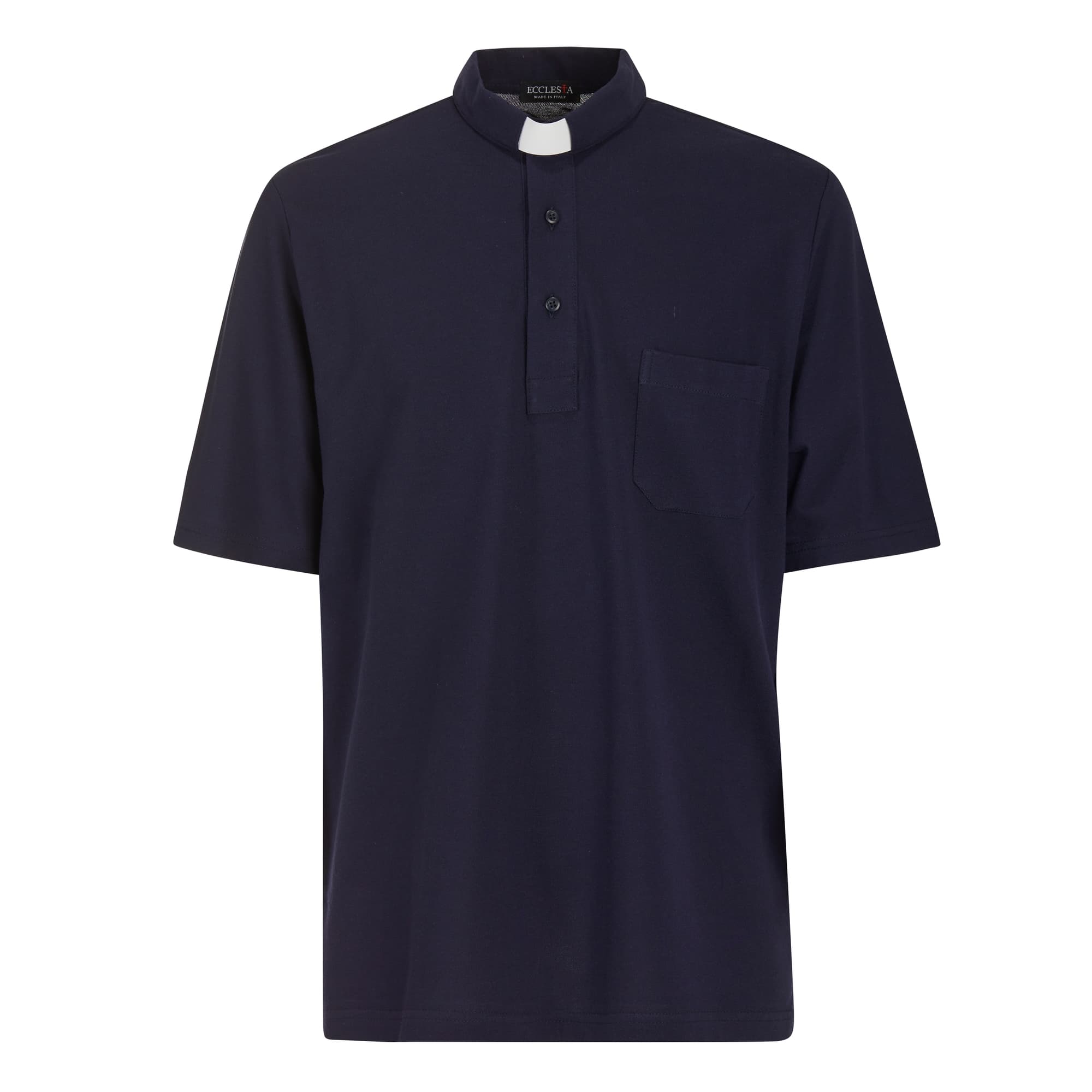 Polo Piquet - Azul - 100% Algodón - Manga Corta
