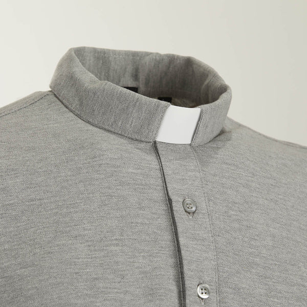 Piquet Polo - Grey - 100% Cotton - Short Sleeves