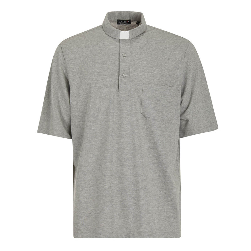 Piquet Polo - Grey - 100% Cotton - Short Sleeves