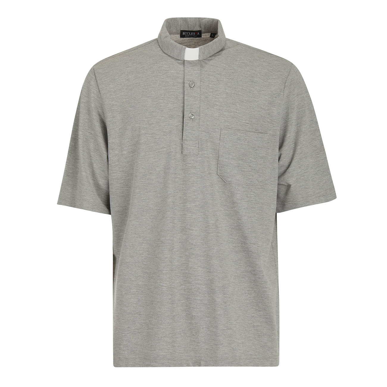 Piquet Polo - Grey - 100% Cotton - Short Sleeves