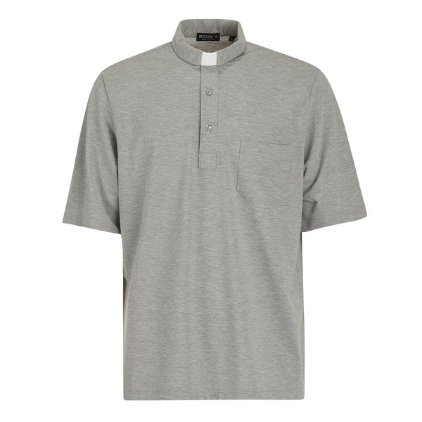 Polo Piquet - Grigio - 100% Cotone - Manica Corta