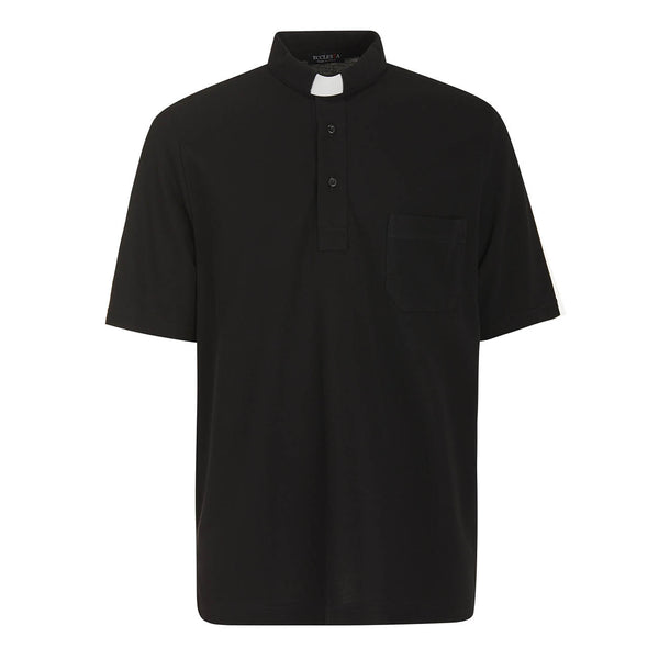 Koszulka Polo Piquet -  Czarny - 100% Bawełna - Krótki Rękaw