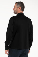 Polo Roma - Nero - Clergy - 100% Cotone Fresco - Manica Lunga