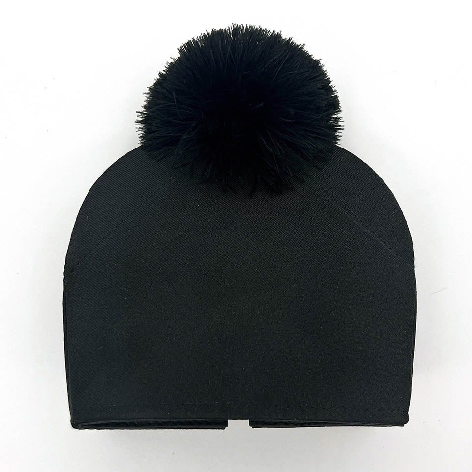 Tricorn - Black - with pompoms