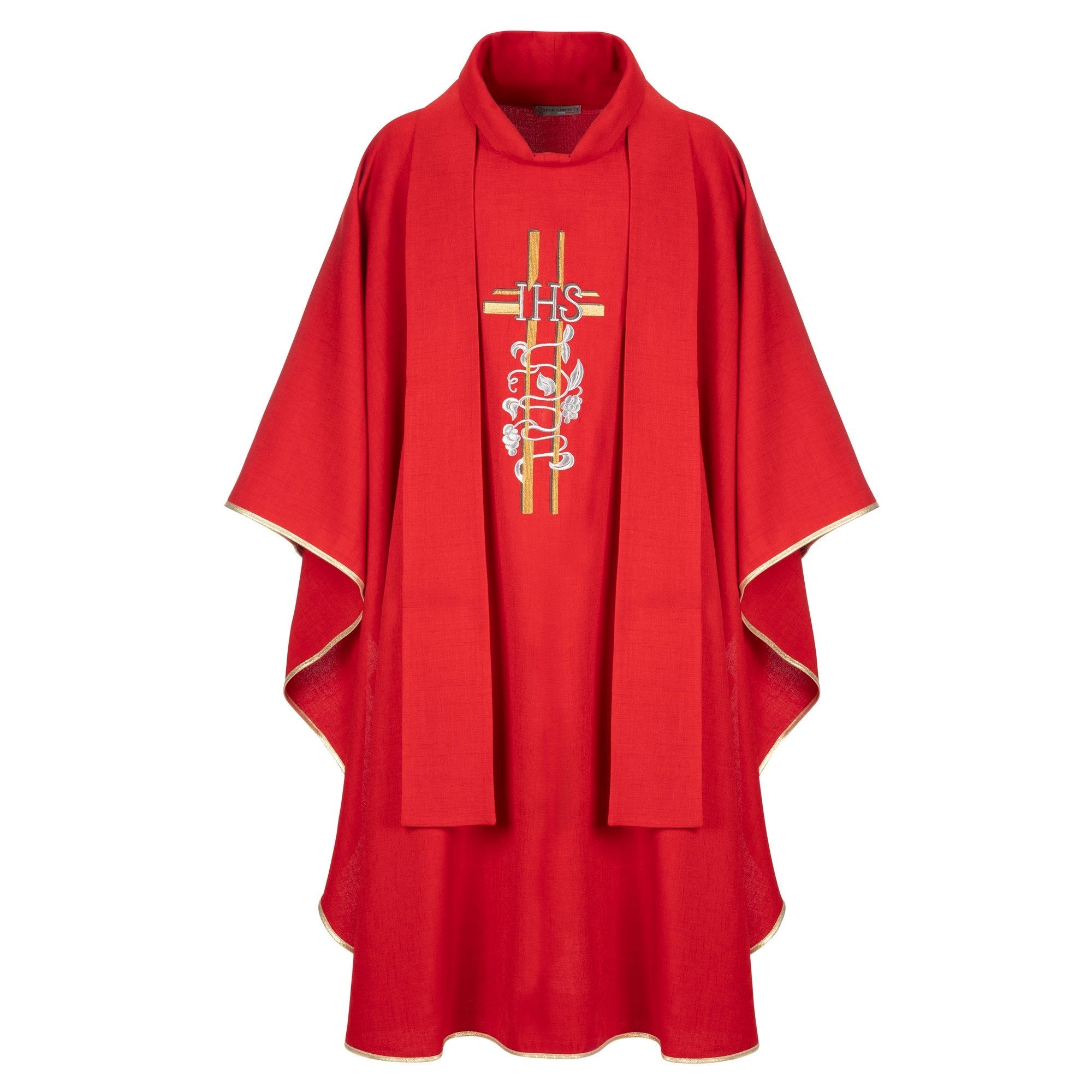Chasuble JHS and White Lilies