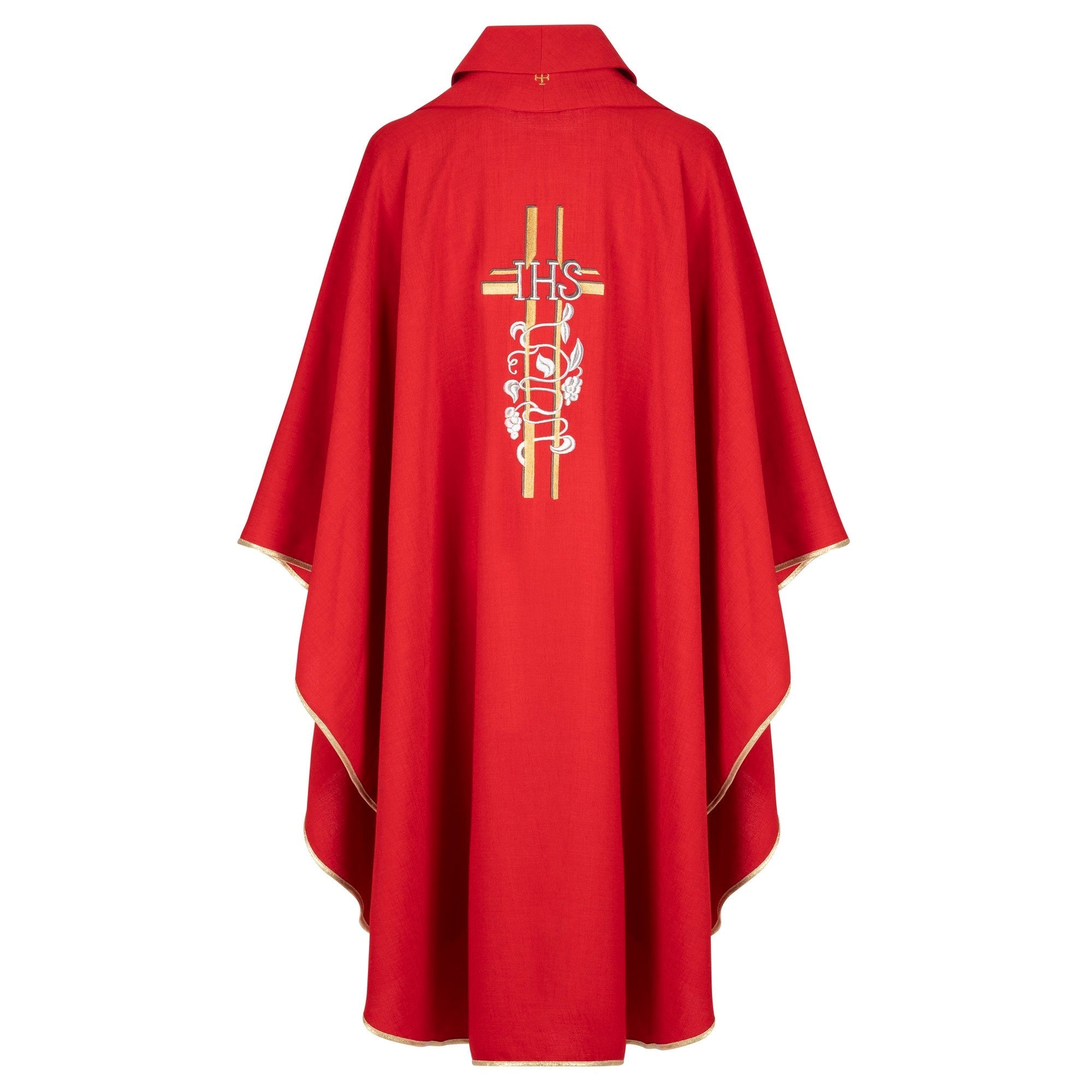 Chasuble JHS and White Lilies
