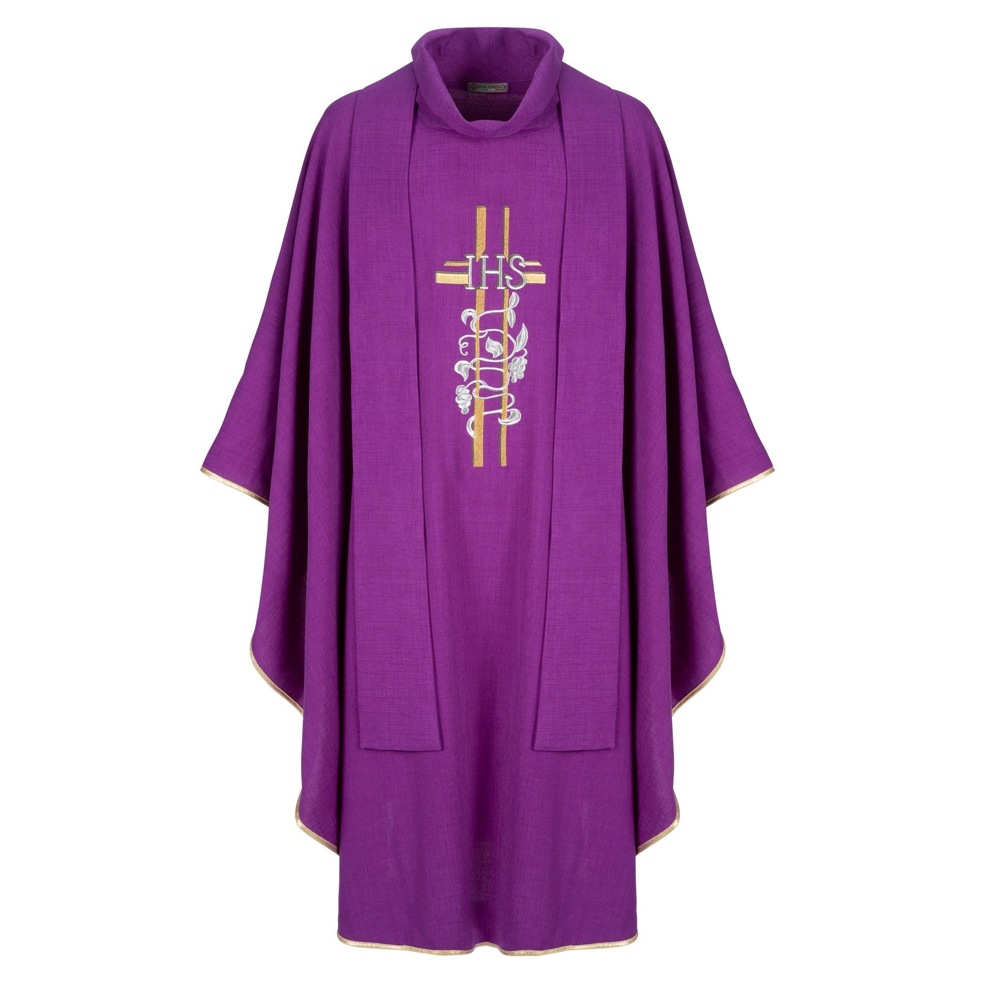 Chasuble JHS and White Lilies