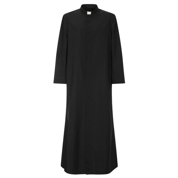 Talar für Priester - Schwarz - 100% Polyester